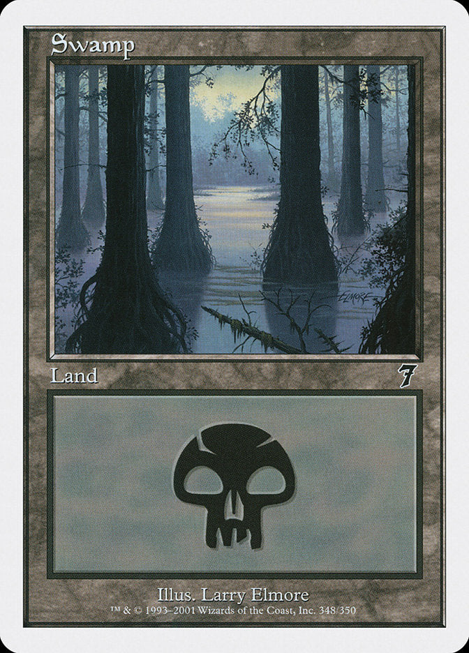 Swamp (348) [Seventh Edition] | Black Swamp Games