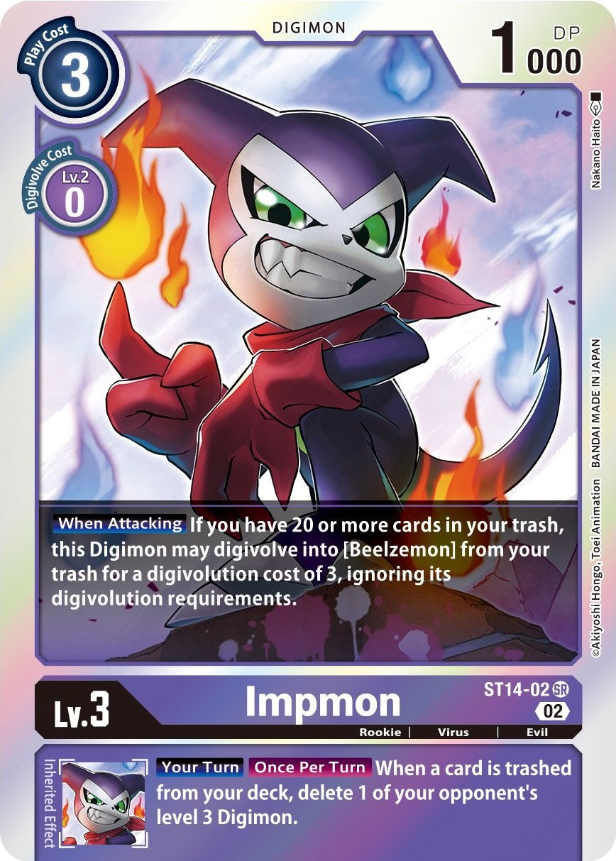 Impmon [ST14-02] [Starter Deck: Beelzemon Advanced Deck Set] | Black Swamp Games