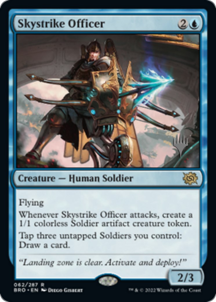 Skystrike Officer (Promo Pack) [The Brothers' War Promos] | Black Swamp Games