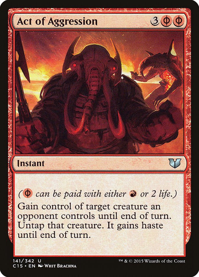 Act of Aggression [Commander 2015] | Black Swamp Games
