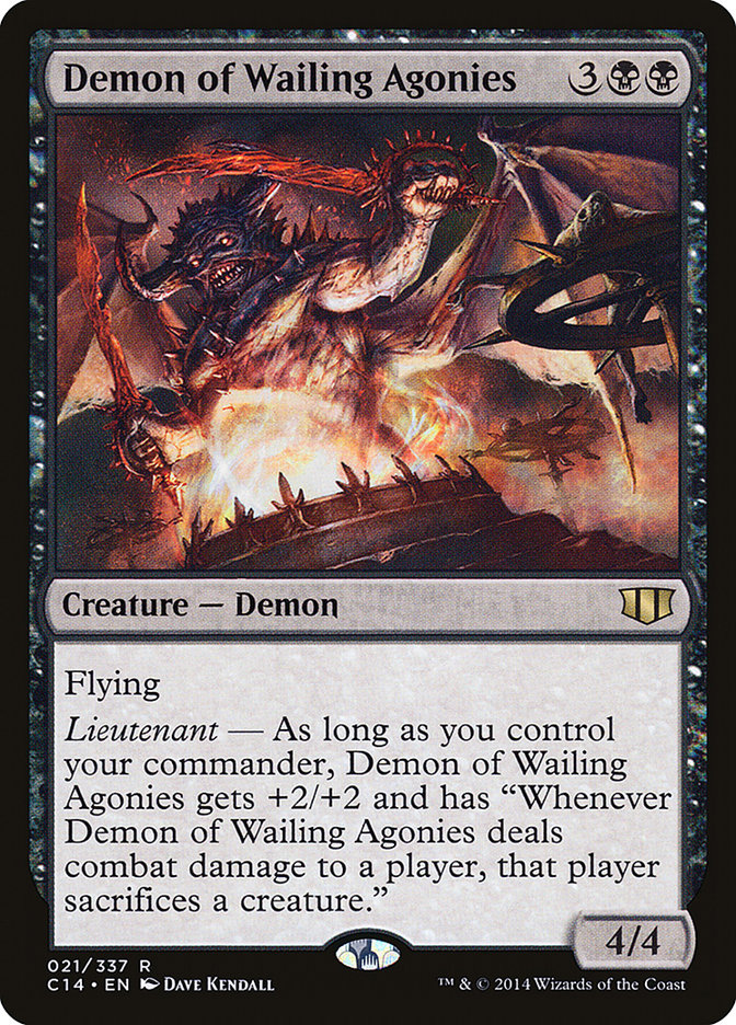 Demon of Wailing Agonies [Commander 2014] | Black Swamp Games