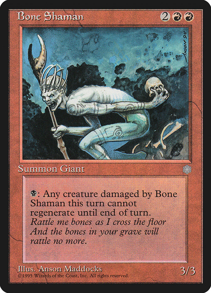 Bone Shaman [Ice Age] | Black Swamp Games