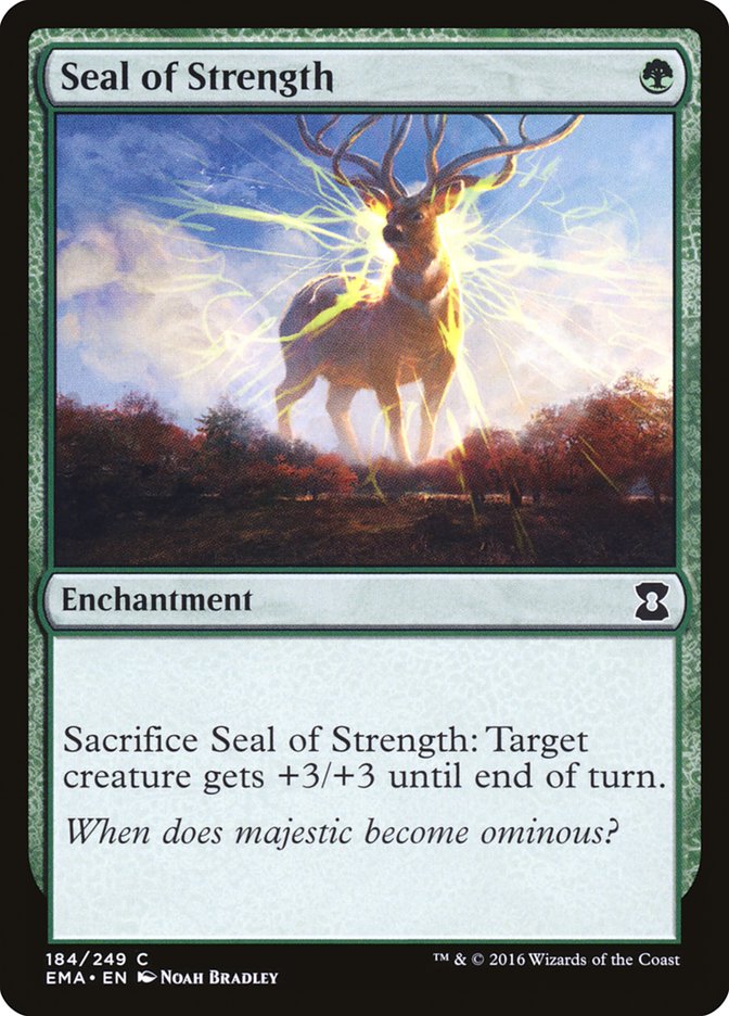 Seal of Strength [Eternal Masters] | Black Swamp Games