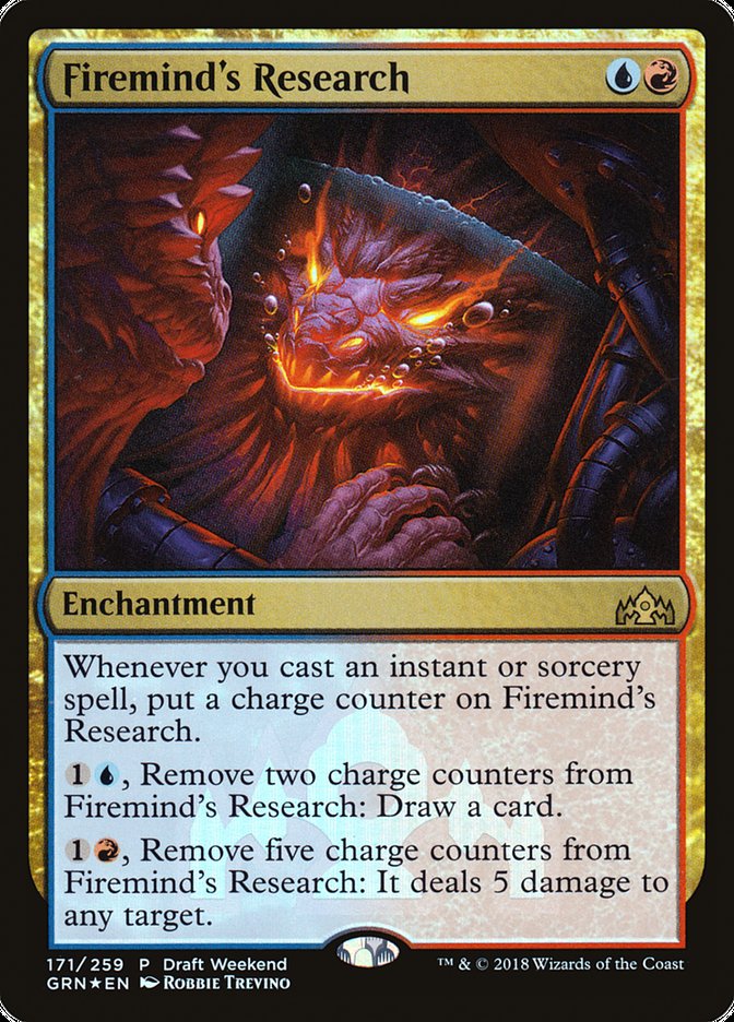 Firemind's Research (Draft Weekend) [Guilds of Ravnica Promos] | Black Swamp Games