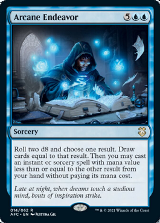 Arcane Endeavor [Dungeons & Dragons: Adventures in the Forgotten Realms Commander] | Black Swamp Games