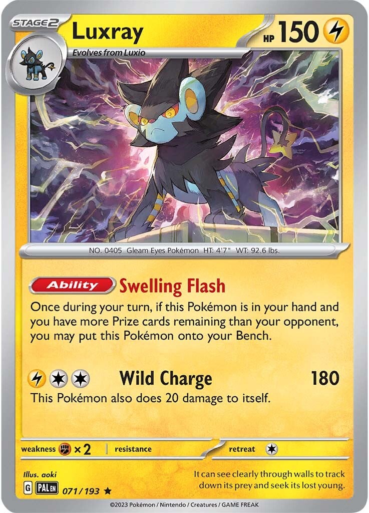 Luxray (071/193) [Scarlet & Violet: Paldea Evolved] | Black Swamp Games