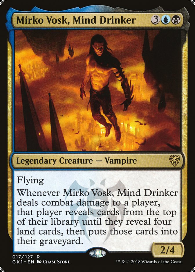 Mirko Vosk, Mind Drinker [Guilds of Ravnica Guild Kit] | Black Swamp Games