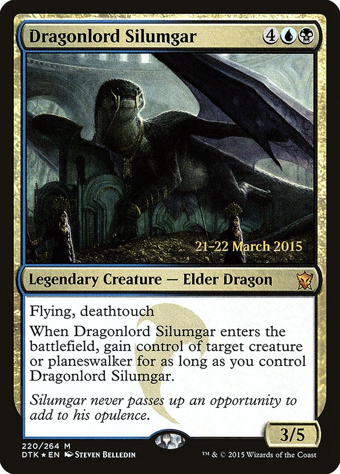 Dragonlord Silumgar [Dragons of Tarkir Prerelease Promos] | Black Swamp Games