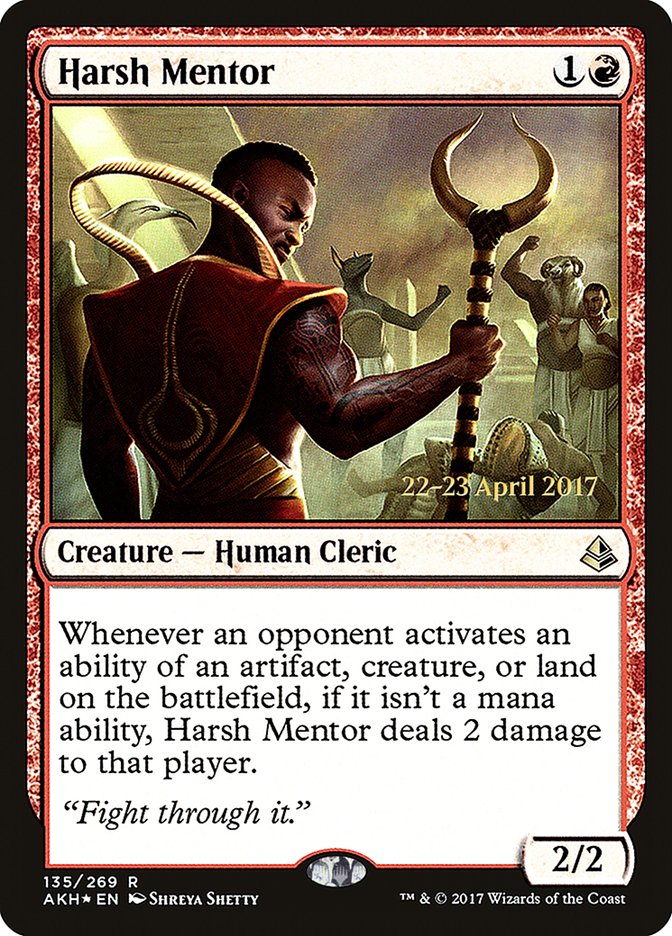 Harsh Mentor [Amonkhet Prerelease Promos] | Black Swamp Games