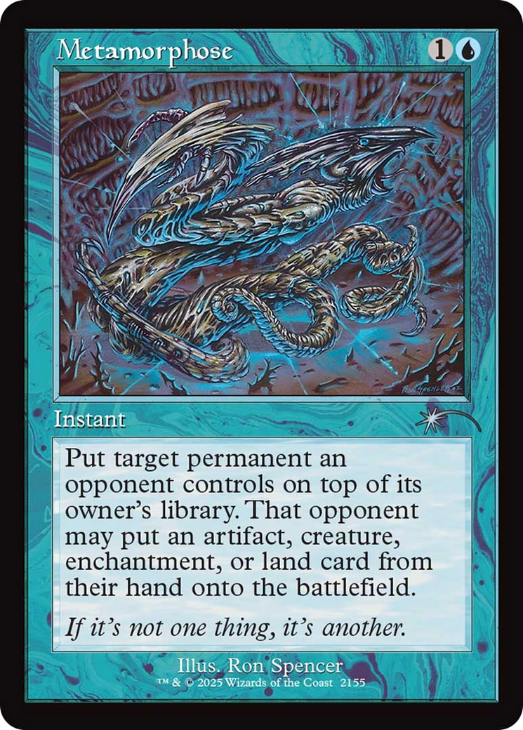 Metamorphose (Retro Frame) [Secret Lair Drop Series] | Black Swamp Games