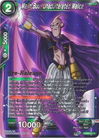 Majin Buu // Majin Buu, Unadulterated Might (BT14-062) [Cross Spirits Prerelease Promos] | Black Swamp Games