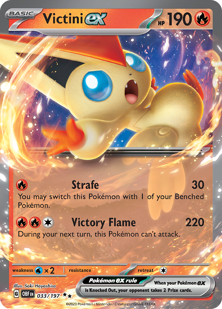 Victini ex (033/197) [Scarlet & Violet: Obsidian Flames] | Black Swamp Games