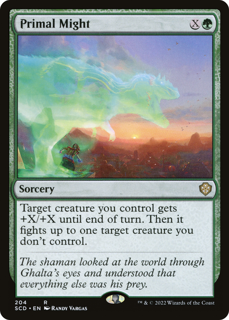 Primal Might [Starter Commander Decks] | Black Swamp Games