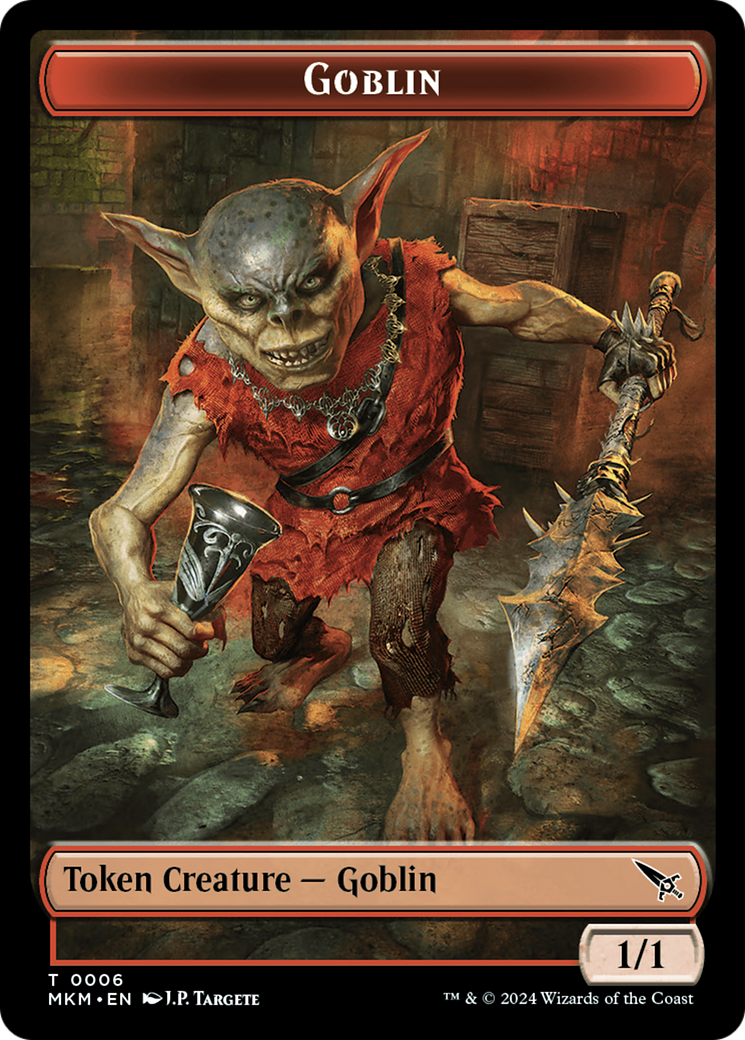 Goblin Token [Murders at Karlov Manor Tokens] | Black Swamp Games