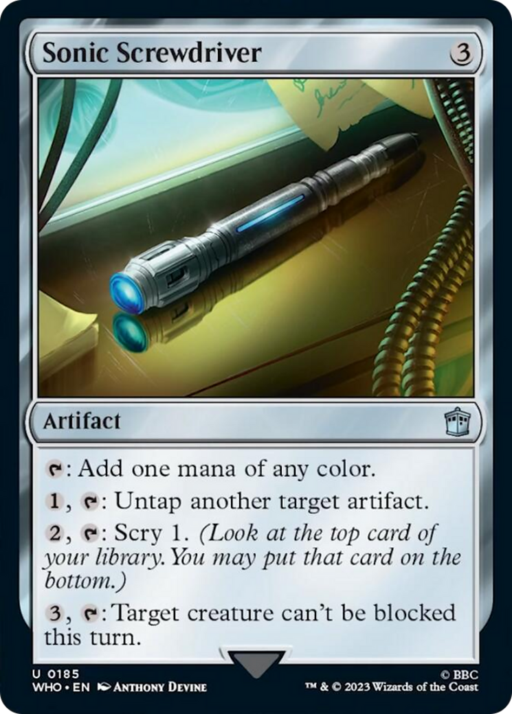 Sonic Screwdriver (0185) [Doctor Who] | Black Swamp Games