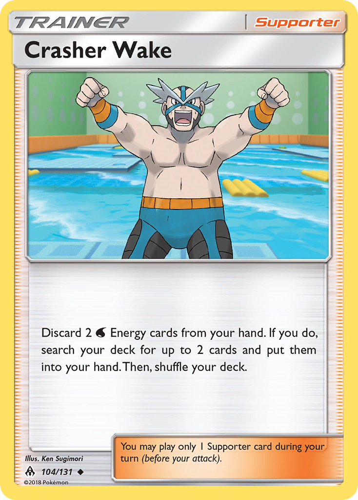 Crasher Wake (104/131) [Sun & Moon: Forbidden Light] | Black Swamp Games