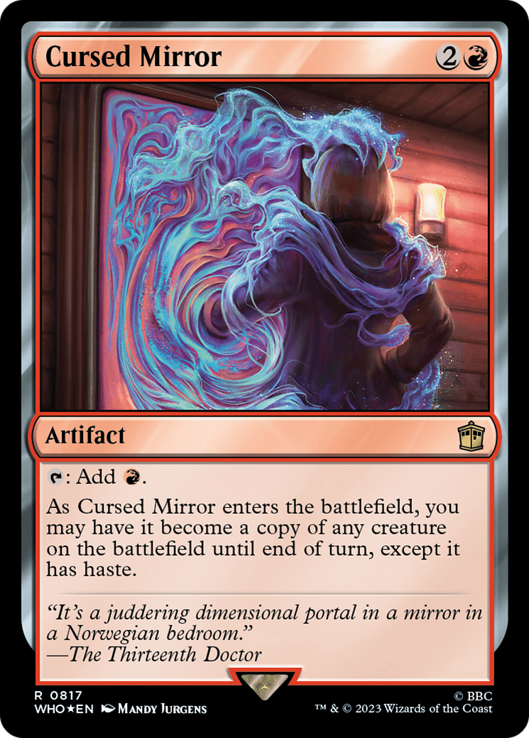 Cursed Mirror (Surge Foil) [Doctor Who] | Black Swamp Games