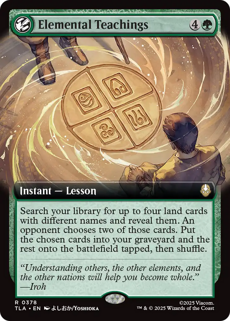 Elemental Teachings (Extended Art) [Avatar: The Last Airbender] | Black Swamp Games