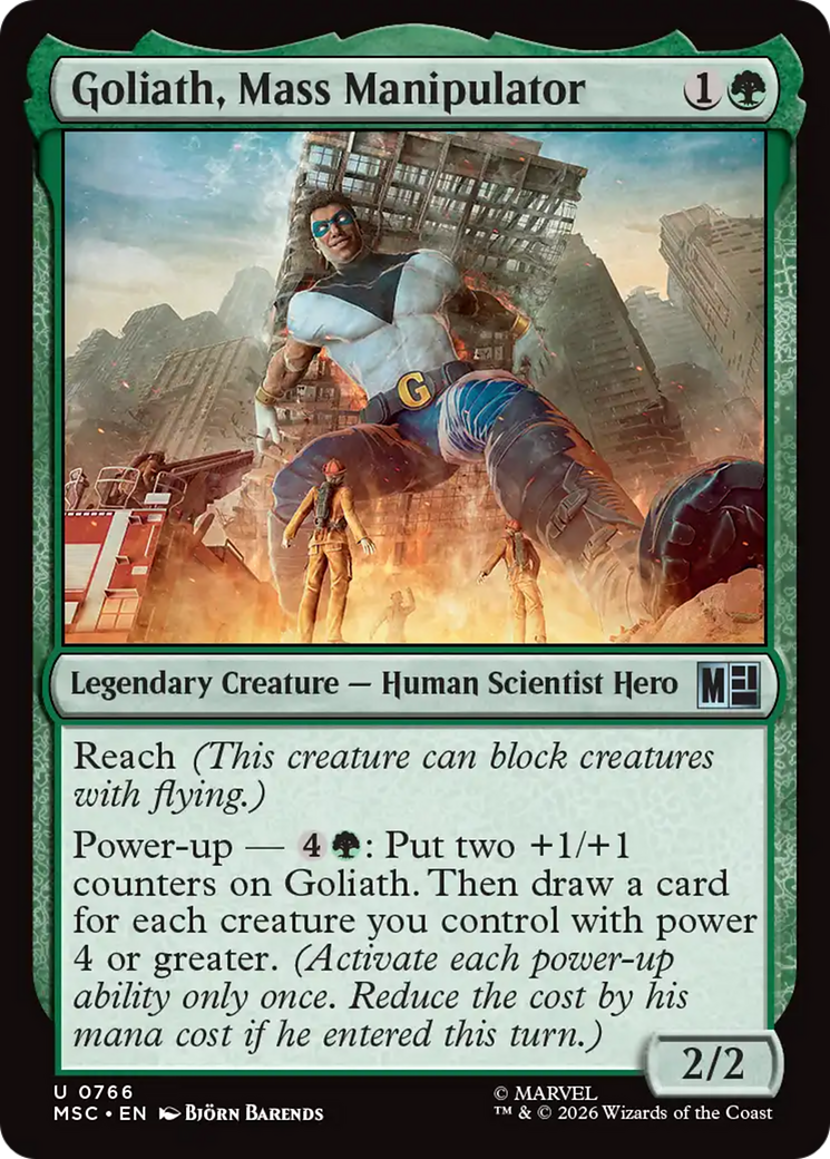 Goliath, Mass Manipulator [Marvel Super Heroes Commander] | Black Swamp Games