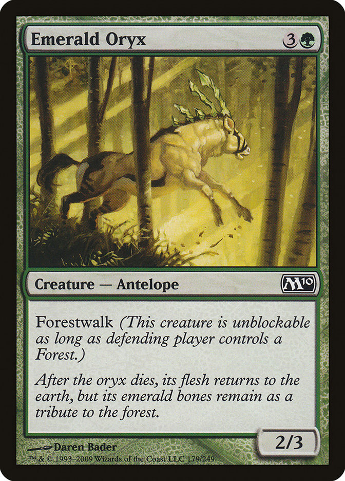 Emerald Oryx [Magic 2010] | Black Swamp Games