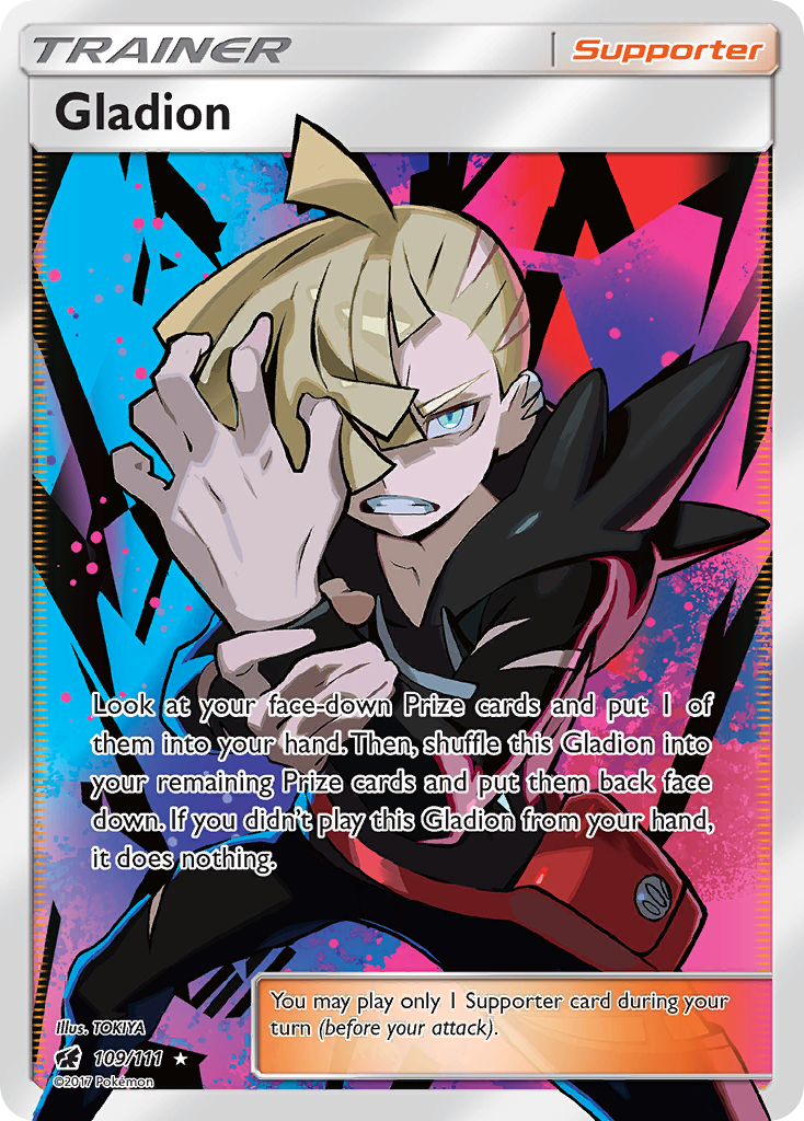 Gladion (109/111) [Sun & Moon: Crimson Invasion] | Black Swamp Games