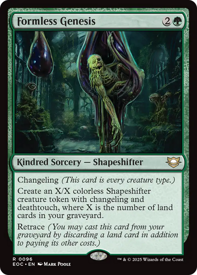 Formless Genesis [Edge of Eternities Commander] | Black Swamp Games