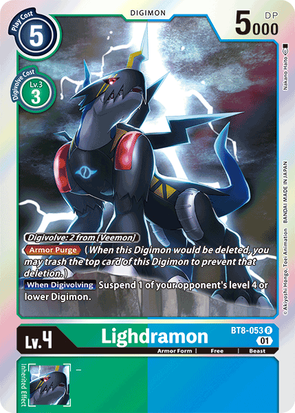 Lighdramon [BT8-053] [New Awakening] | Black Swamp Games