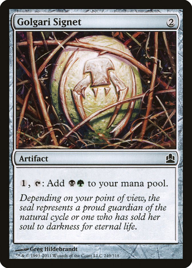 Golgari Signet [Commander 2011] | Black Swamp Games