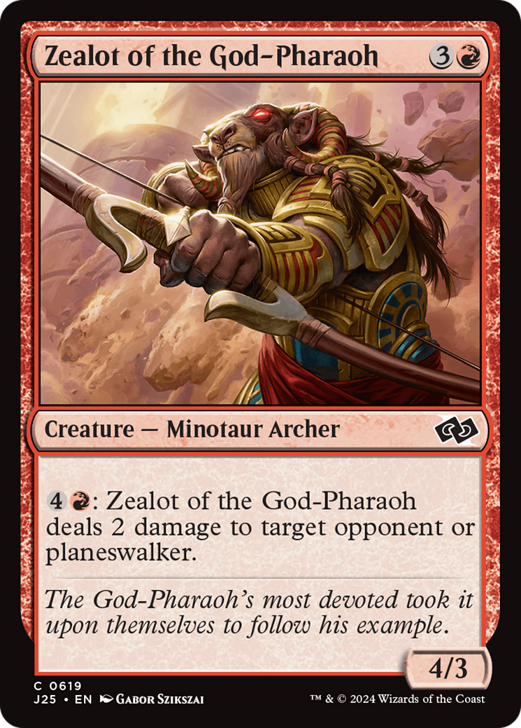 Zealot of the God-Pharaoh [Foundations Jumpstart] | Black Swamp Games