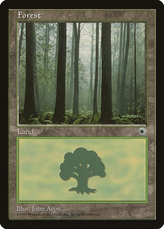 Forest (Three Dark Trees at Front with Lush Ground) [Portal] | Black Swamp Games