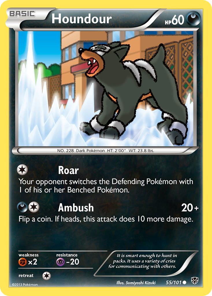Houndour (55/101) [Black & White: Plasma Blast] | Black Swamp Games