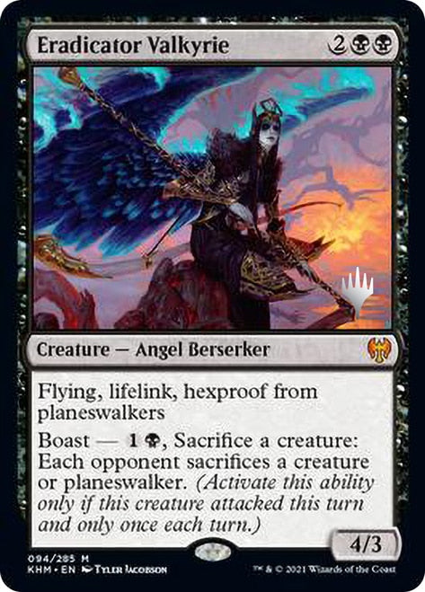 Eradicator Valkyrie (Promo Pack) [Kaldheim Promos] | Black Swamp Games