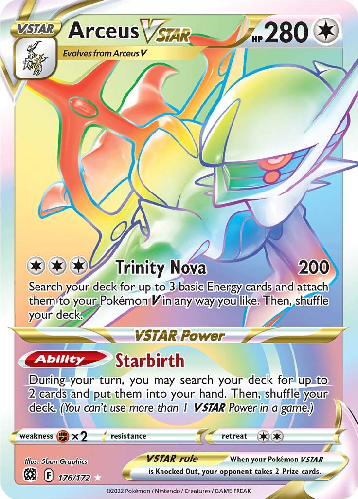 Arceus VSTAR (176/172) [Sword & Shield: Brilliant Stars] | Black Swamp Games