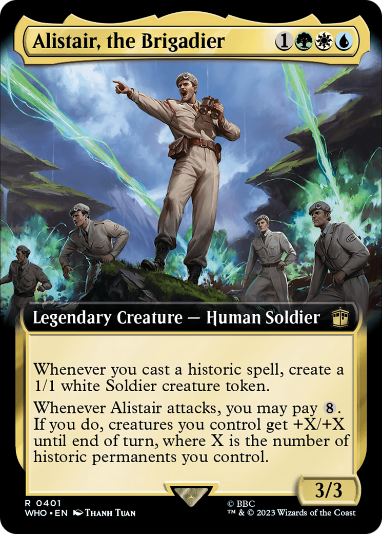 Alistair, the Brigadier (Extended Art) [Doctor Who] | Black Swamp Games