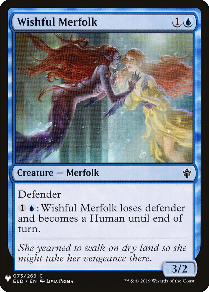 Wishful Merfolk [Mystery Booster] | Black Swamp Games