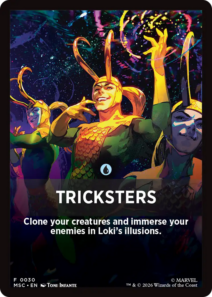 Tricksters Theme Card [Marvel Super Heroes Commander] | Black Swamp Games