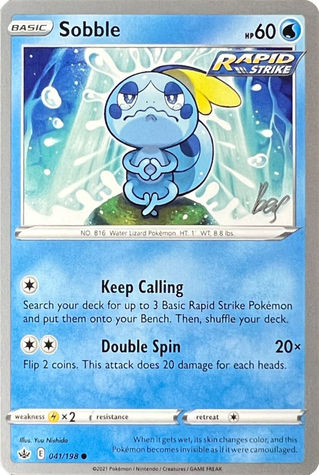 Sobble (041/198) (Cheryl Again - Sebastian Lashmet) [World Championships 2022] | Black Swamp Games