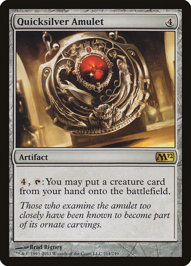 Quicksilver Amulet [Magic 2012] | Black Swamp Games