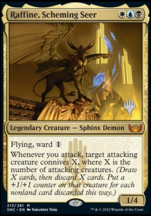 Raffine, Scheming Seer (Promo Pack) [Streets of New Capenna Promos] | Black Swamp Games