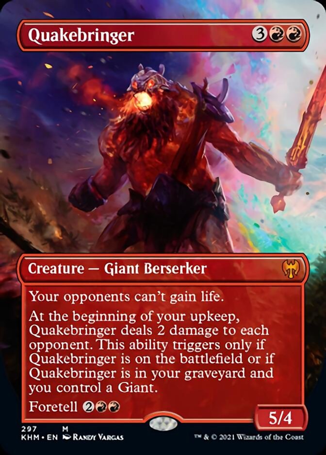 Quakebringer (Borderless Alternate Art) [Kaldheim] | Black Swamp Games
