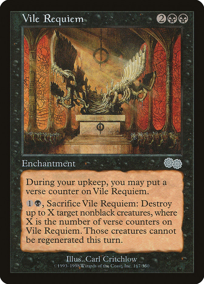 Vile Requiem [Urza's Saga] | Black Swamp Games