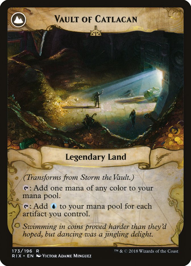Storm the Vault // Vault of Catlacan [Rivals of Ixalan] | Black Swamp Games
