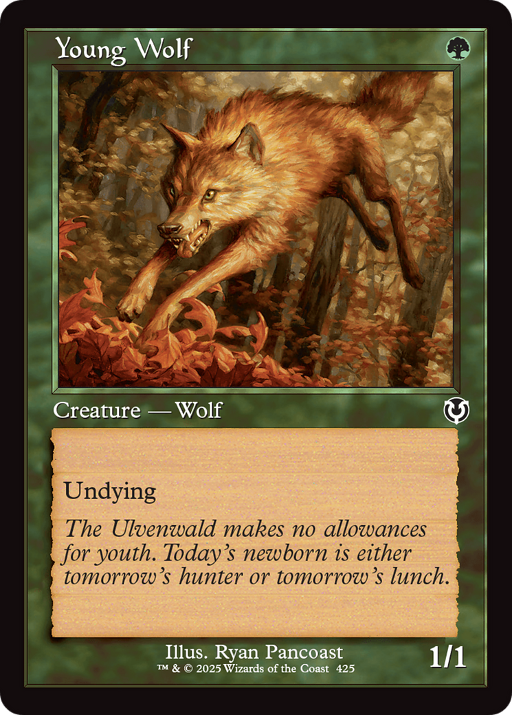 Young Wolf (Retro Frame) [Innistrad Remastered] | Black Swamp Games