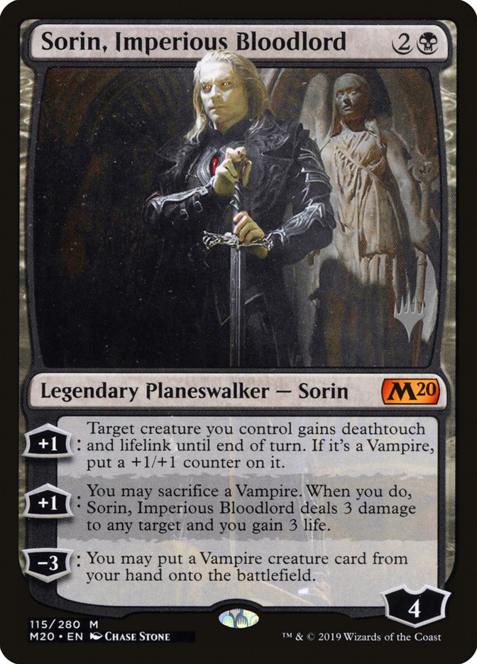 Sorin, Imperious Bloodlord (Promo Pack) [Core Set 2020 Promos] | Black Swamp Games