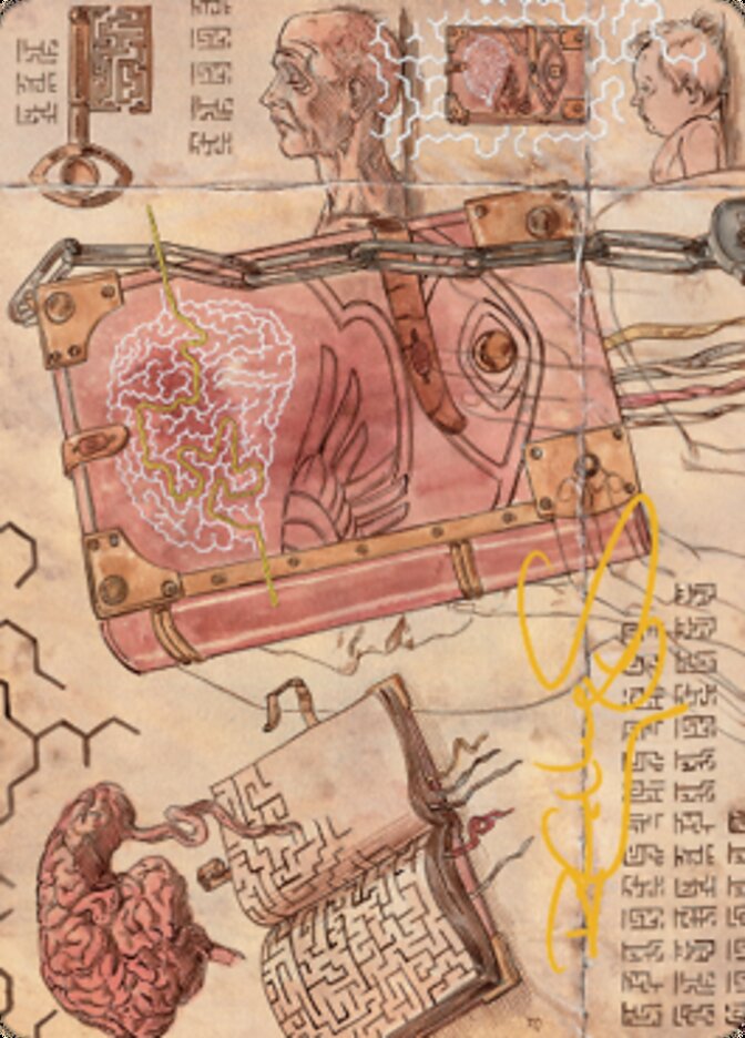 Mazemind Tome Art Card (Gold-Stamped Signature) [The Brothers' War Art Series] | Black Swamp Games