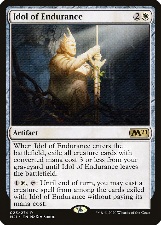 Idol of Endurance [Core Set 2021] | Black Swamp Games