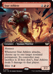 Star Athlete (Extended Art) [Duskmourn: House of Horror Commander] | Black Swamp Games