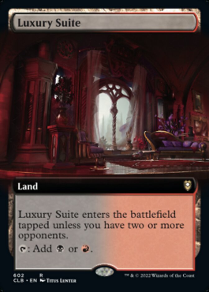 Luxury Suite (Extended Art) [Commander Legends: Battle for Baldur's Gate] | Black Swamp Games