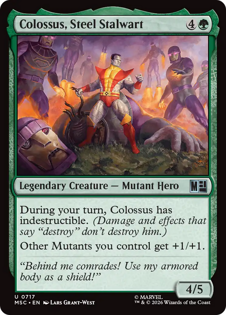 Colossus, Steel Stalwart [Marvel Super Heroes Commander] | Black Swamp Games