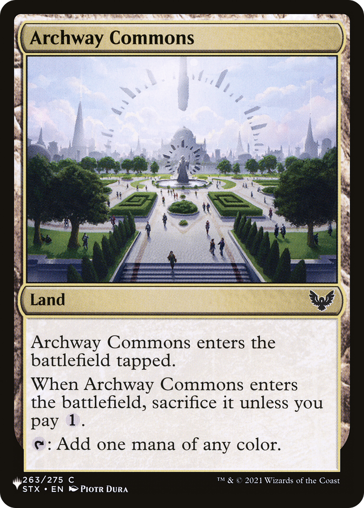 Archway Commons [The List Reprints] | Black Swamp Games